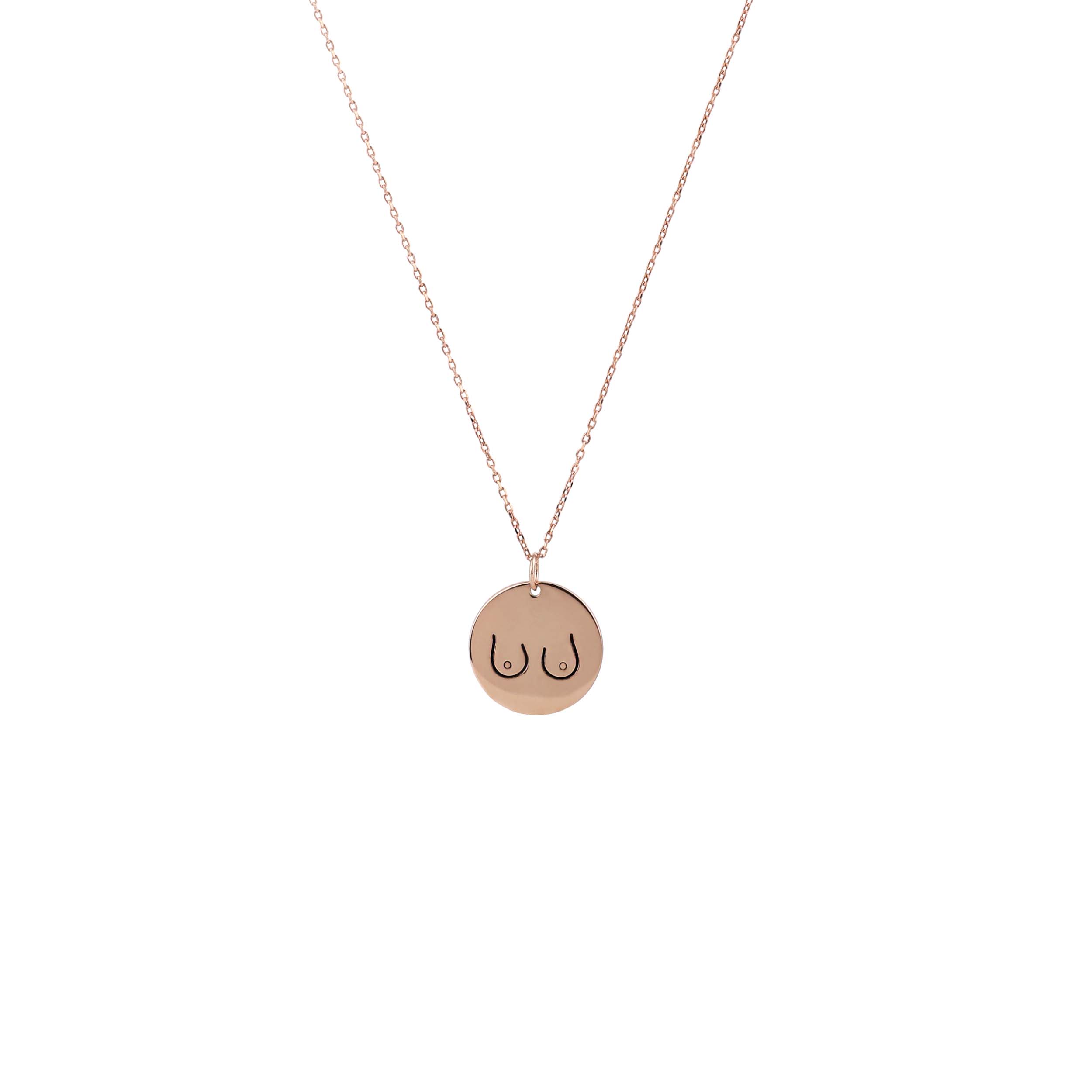 Never Give Up Necklace | Boobies