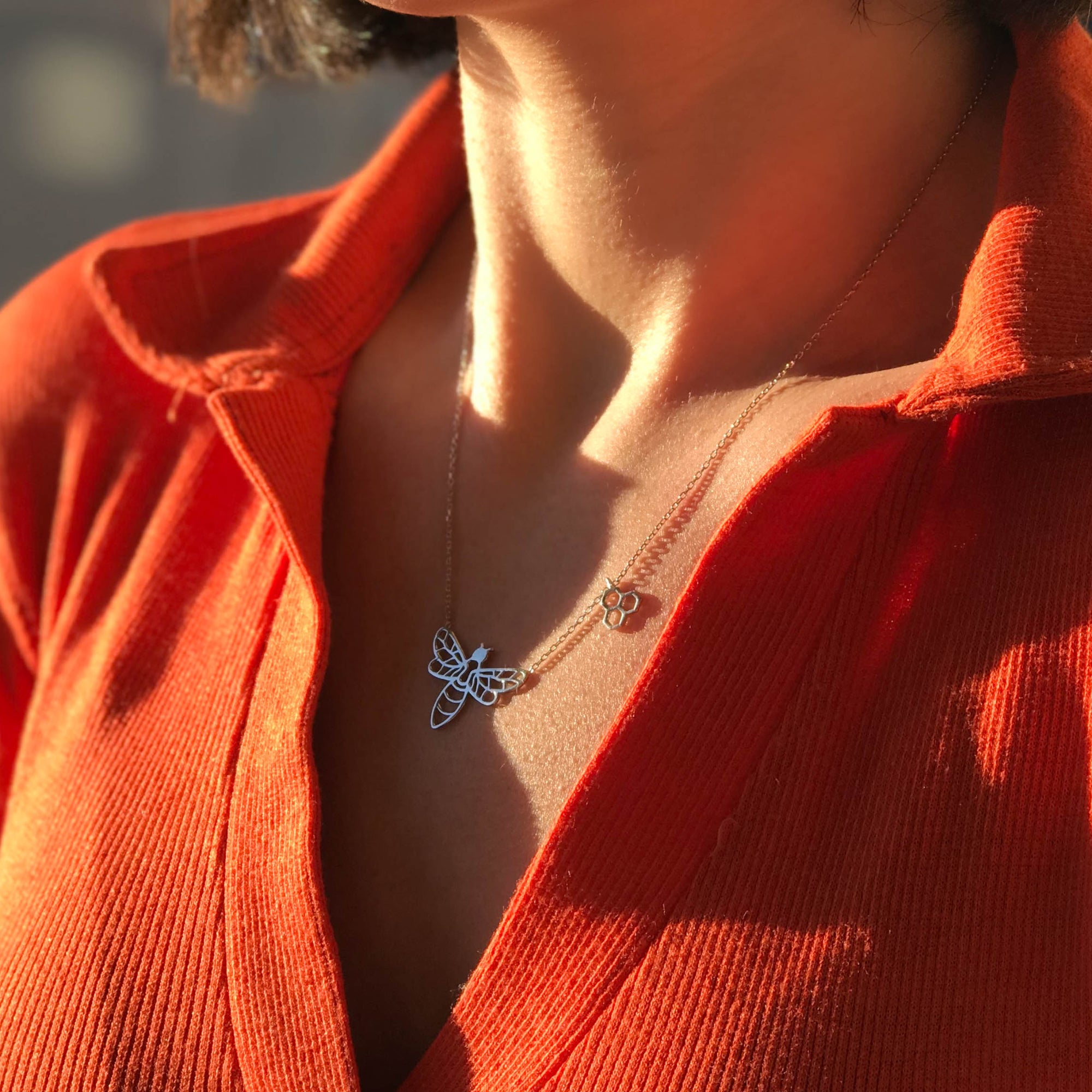 Bee Here Now Necklace