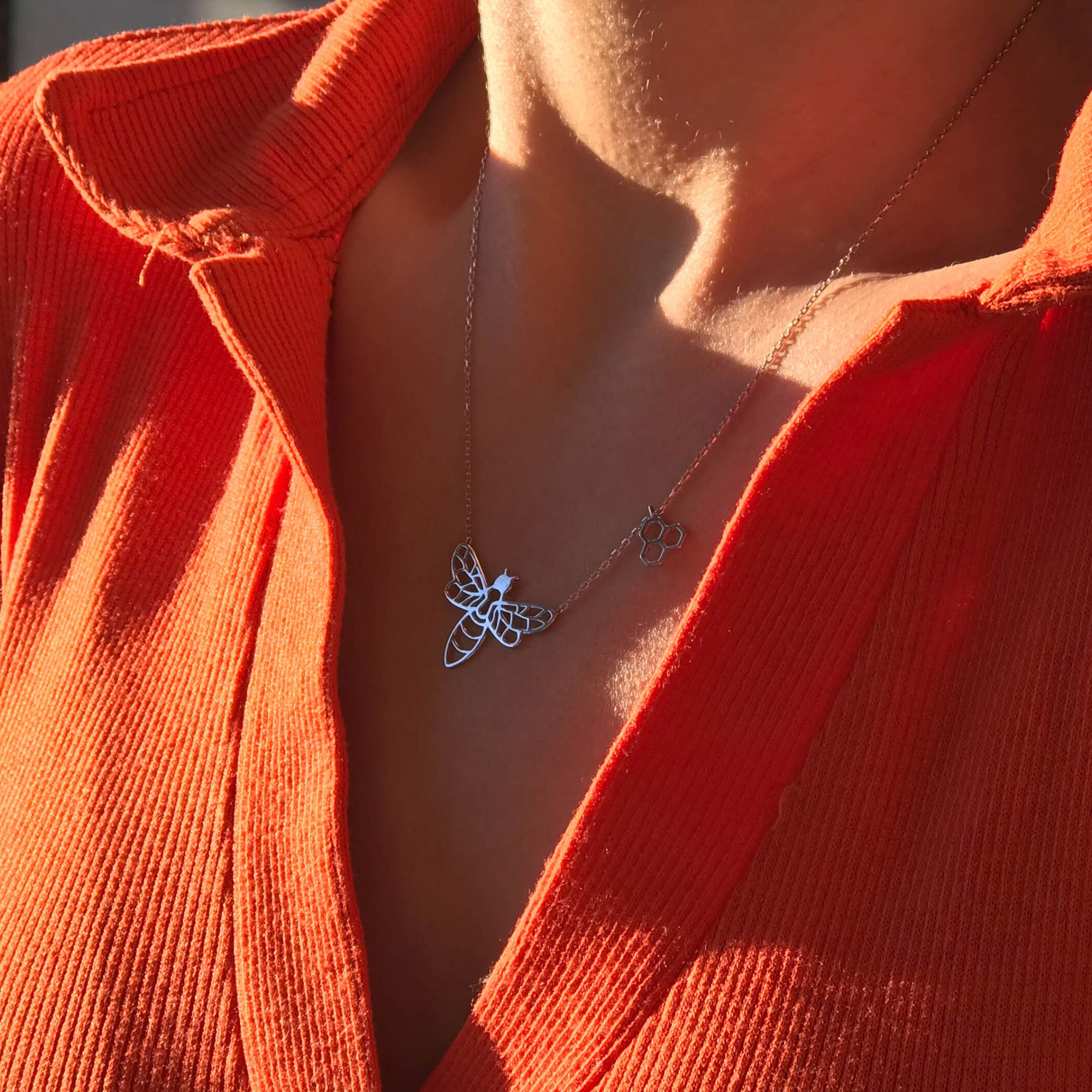 Bee Here Now Necklace