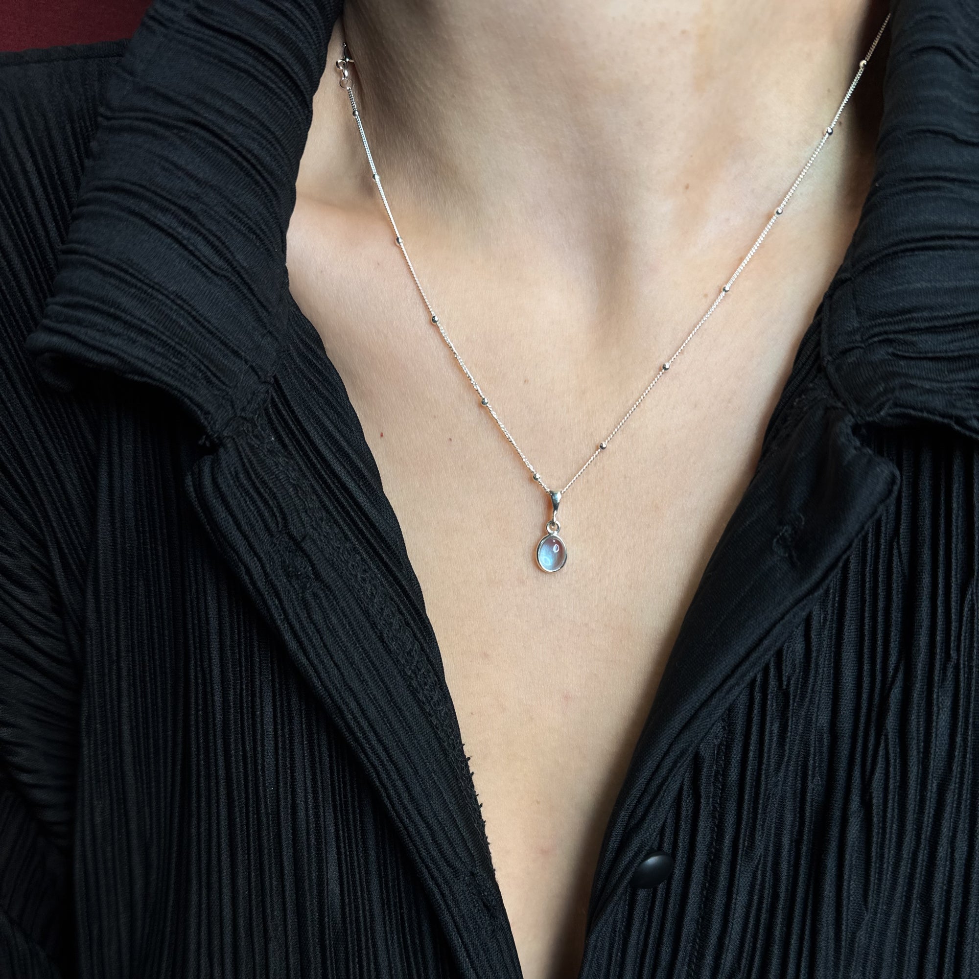 One of A Kind | Sky Blue Topaz Necklace